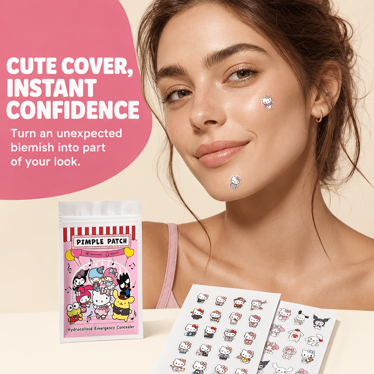 40/120PCS Hello Kitty acne pat - Skincare You recension och pris