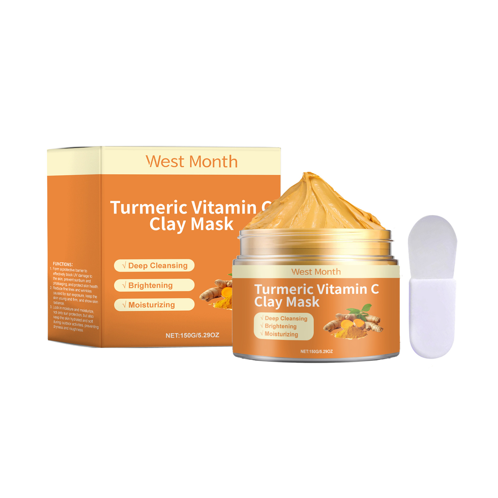 Vitamin C Turmeric Mud Mask De - Mud Mask Kaolin recension och pris