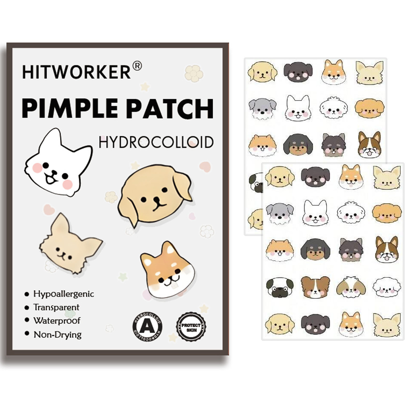 40PCS Cute Animal Shape Hydroc - Skincare Animate recension och pris