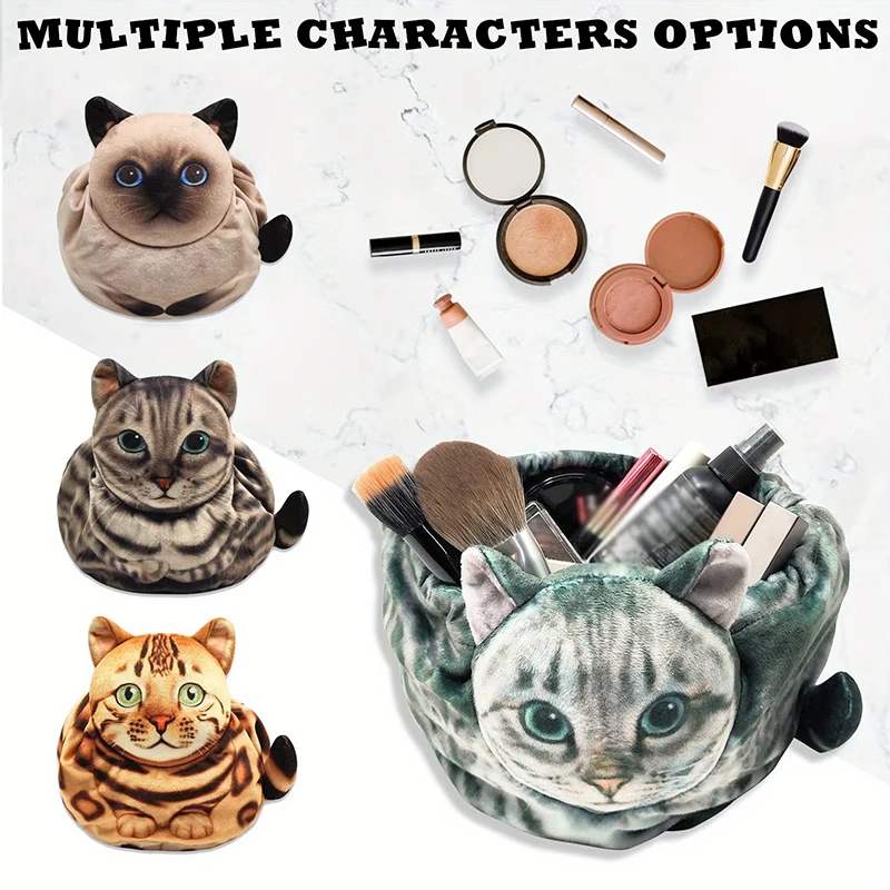 Cat-Shaped Cosmetic Storage Ba - Skincare Animate recension och pris