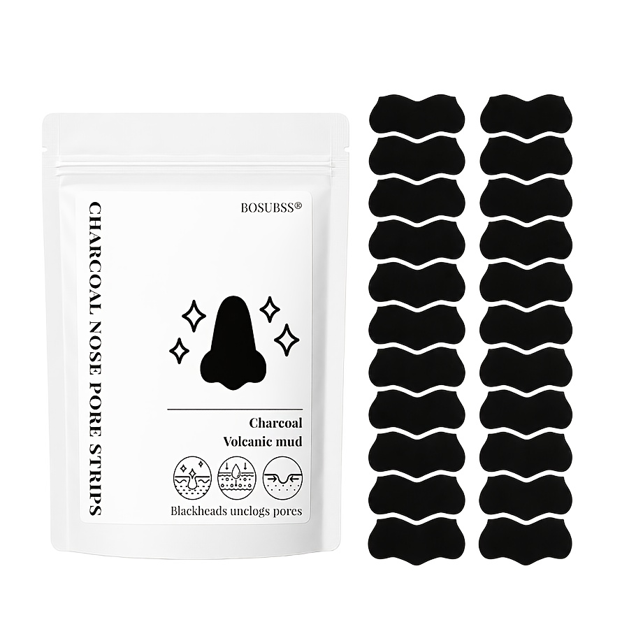 Tea Tree Charcoal Nose Strips  - Skincare Oil Control recension och pris