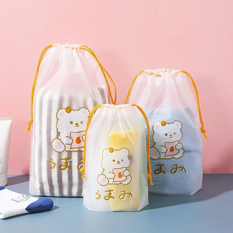 3pcs/set Cute Drawstring Bag T - Skincare Animate recension och pris