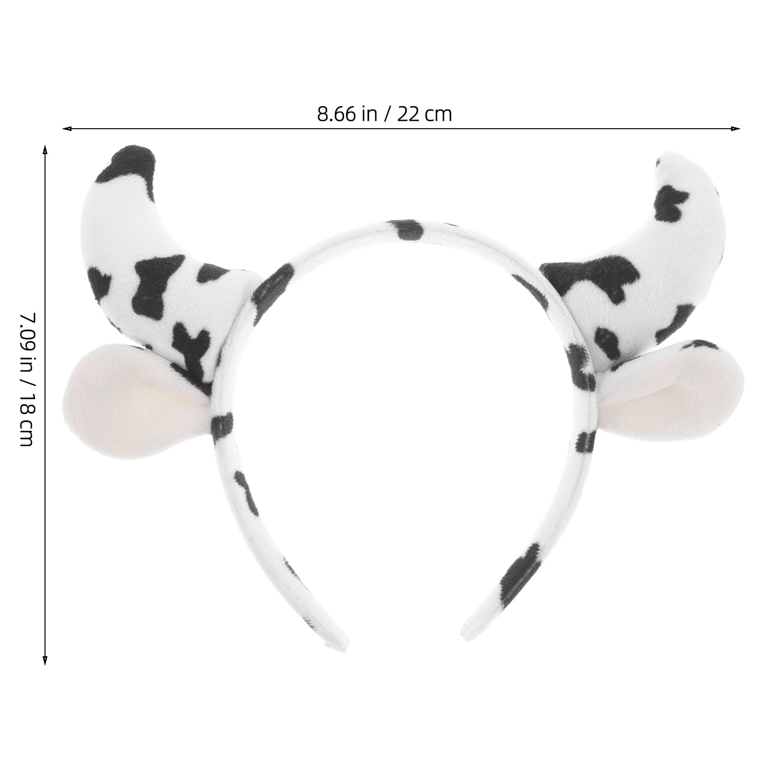 Cow Ears Headband Cute Kawaii  - Skincare Animate recension och pris